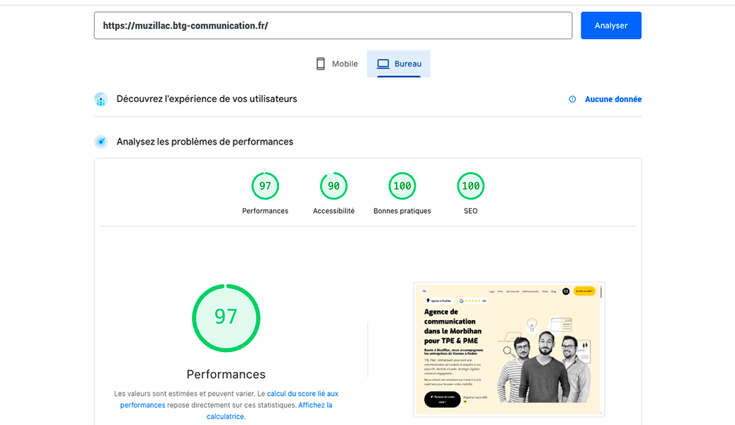 Optimisation du page speed Google pour le SEO