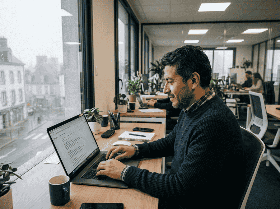 Recherche Google d'une agence SEO à Vannes